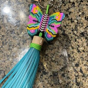 Consuela Butterfly Keychain with Tassel